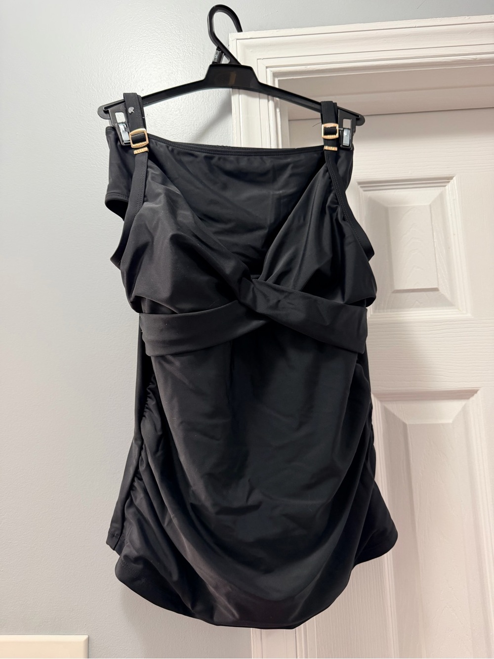 Nicole miller three piece black bathing suit Tankini